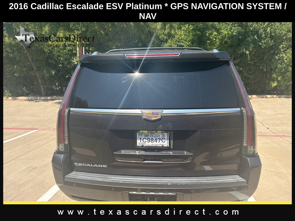 2016 Cadillac Escalade ESV Platinum Edition 12