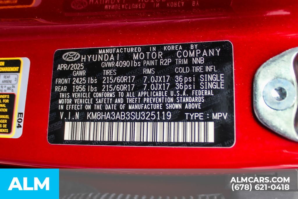 Used 2025 Red Hyundai SE image 39
