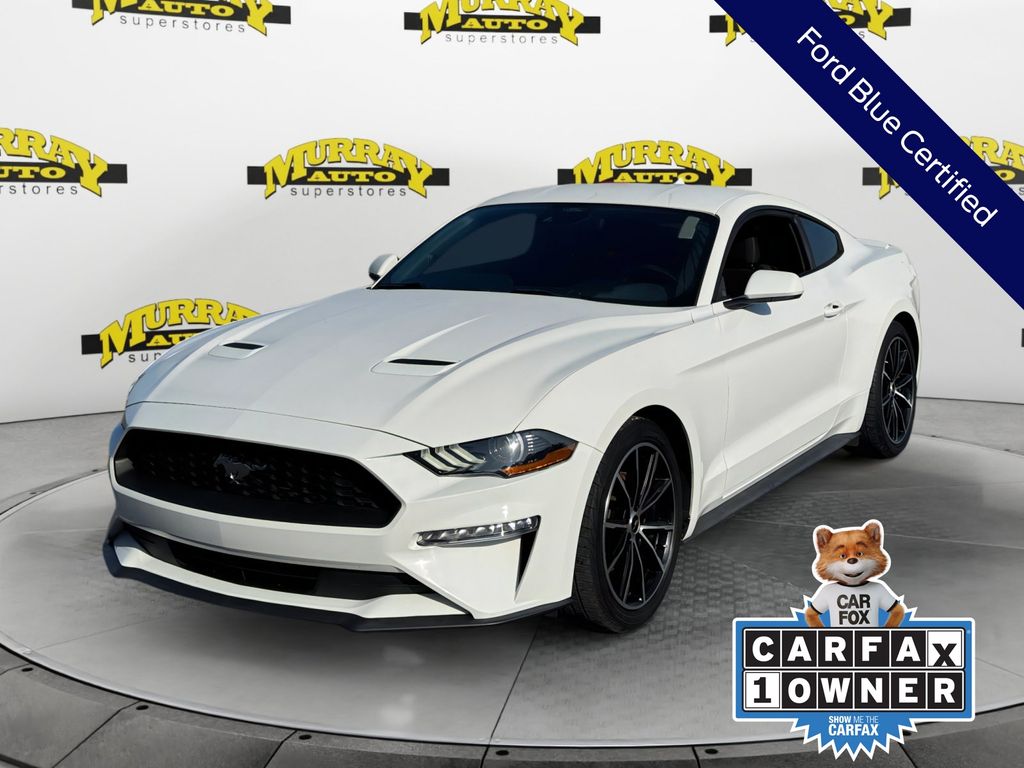 Oxford White 2020 Ford Mustang Coupe Rear-Wheel Drive 6-Speed Manual