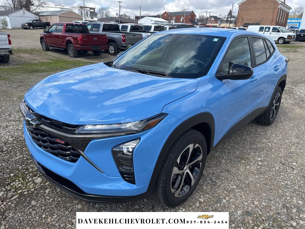 Fountain Blue 2024 Chevrolet Trax RS with 1RS FWD SUV / Crossover Front-Wheel Drive 6-Speed Automatic
