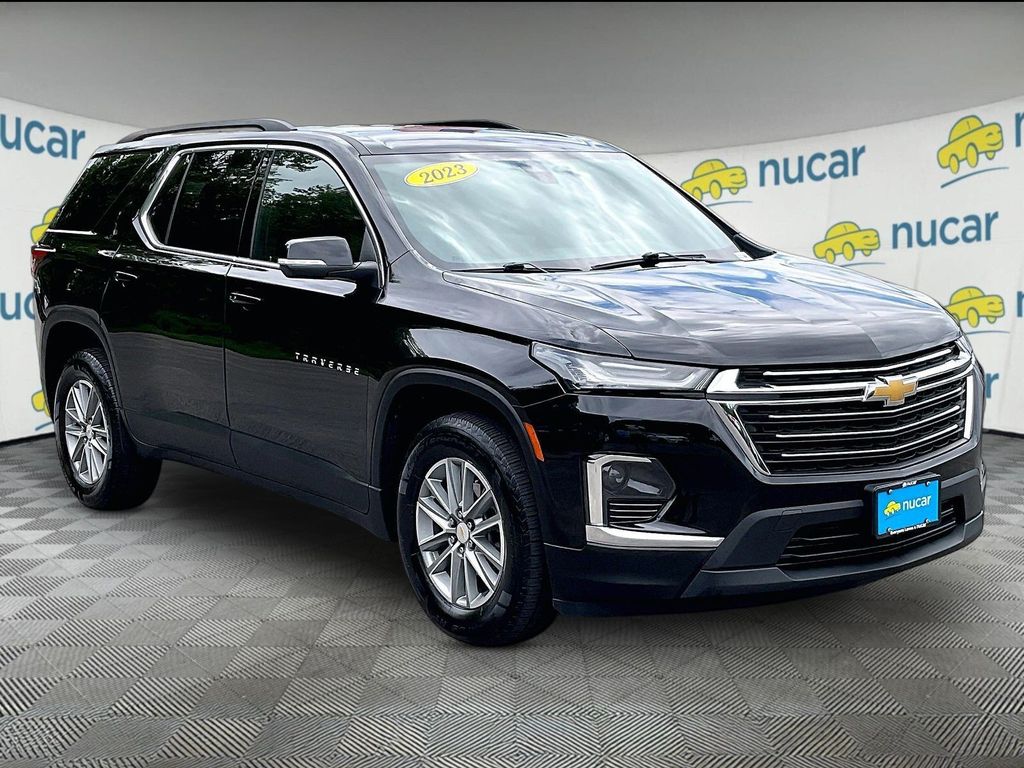 Mosaic Black Metallic 2023 Chevrolet Traverse SUV / Crossover Four-Wheel Drive 9-Speed Automatic