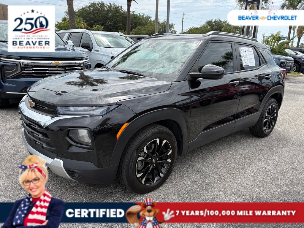 Black Metallic 2022 Chevrolet Trailblazer SUV / Crossover Front-Wheel Drive Continuously Variable Transmission