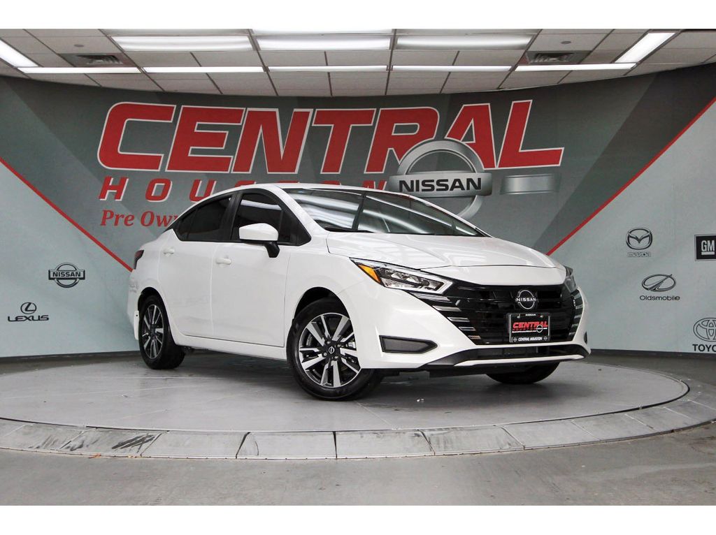 2025 Nissan Versa 1.6 SV White at Baytown Hyundai