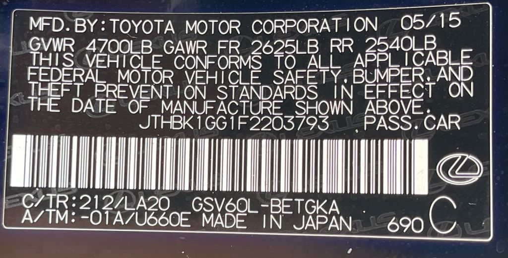 2015 Lexus ES 350 Black at Westside Lexus
