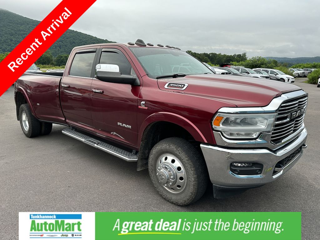 Red 2021 RAM 3500 Pickup Truck Four-Wheel Drive 6-Speed Automatic