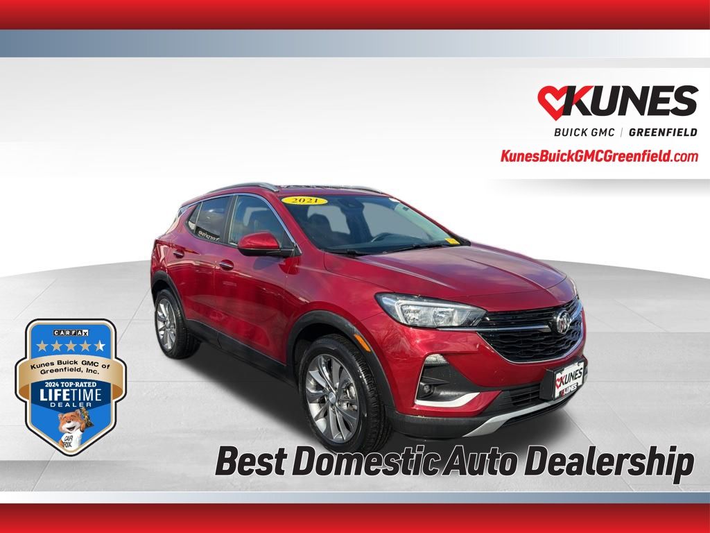 Chili Red Metallic 2021 Buick Encore GX Select FWD SUV / Crossover Front-Wheel Drive Continuously Variable Transmission