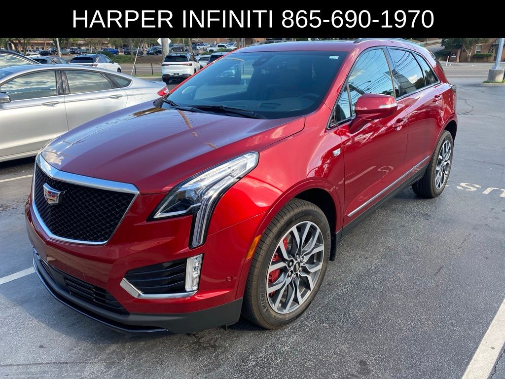 Radiant Red Tintcoat 2025 Cadillac XT5 SUV / Crossover Four-Wheel Drive 9-Speed Automatic