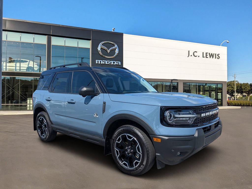 Blue (Azure Gray Metallic Tri-Coat) 2025 Ford Bronco Sport Outer Banks AWD SUV / Crossover All-Wheel Drive 8-Speed Automatic