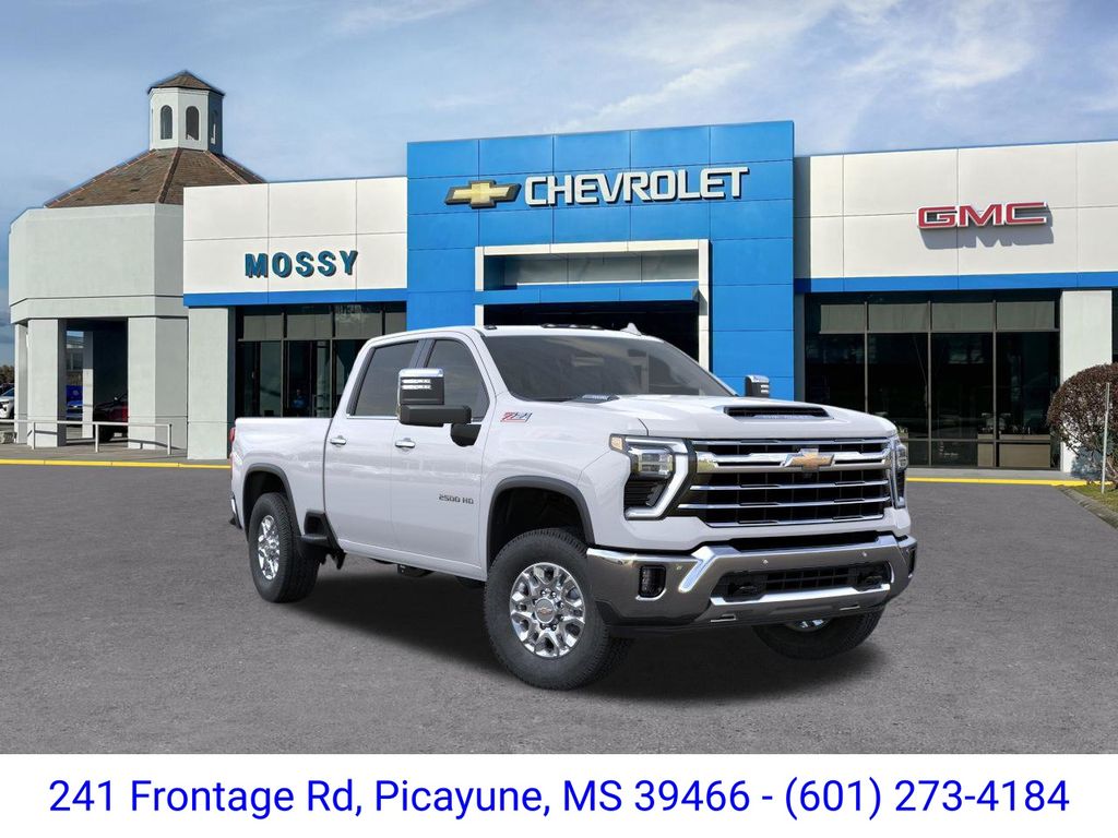 Summit White 2026 Chevrolet Silverado 2500HD LTZ Crew Cab 4WD Pickup Truck Four-Wheel Drive Automatic