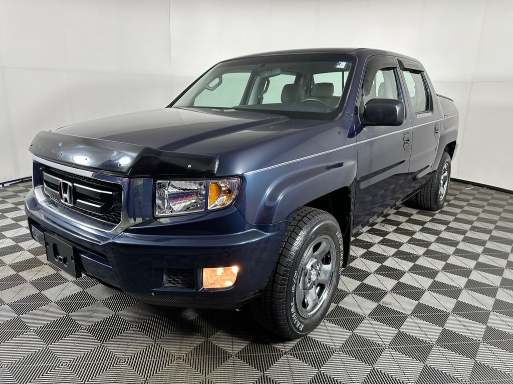 Black 2011 Honda Ridgeline Pickup Truck Four-Wheel Drive 5-Speed Automatic