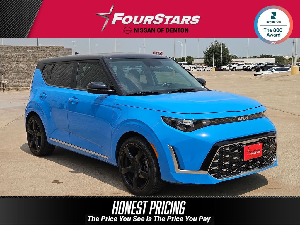 Surf Blue w/Black Roof 2023 Kia Soul SUV / Crossover Front-Wheel Drive Continuously Variable Transmission