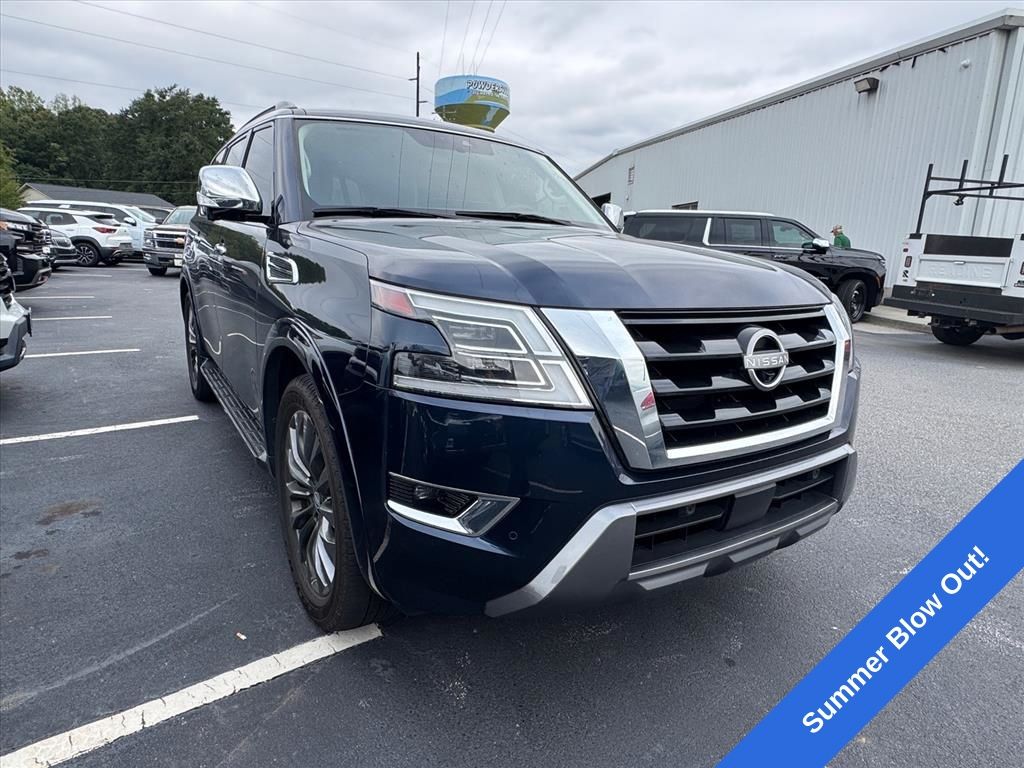 Hermosa Blue Pearl 2023 Nissan Armada SUV / Crossover Four-Wheel Drive 7-Speed Automatic