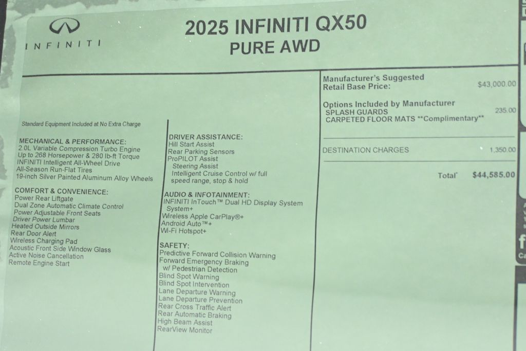 Thumbnail: 2025 INFINITI QX50 - 28