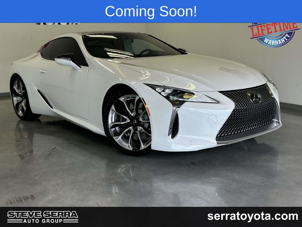 Ultra White 2023 Lexus LC Coupe Rear-Wheel Drive Automatic