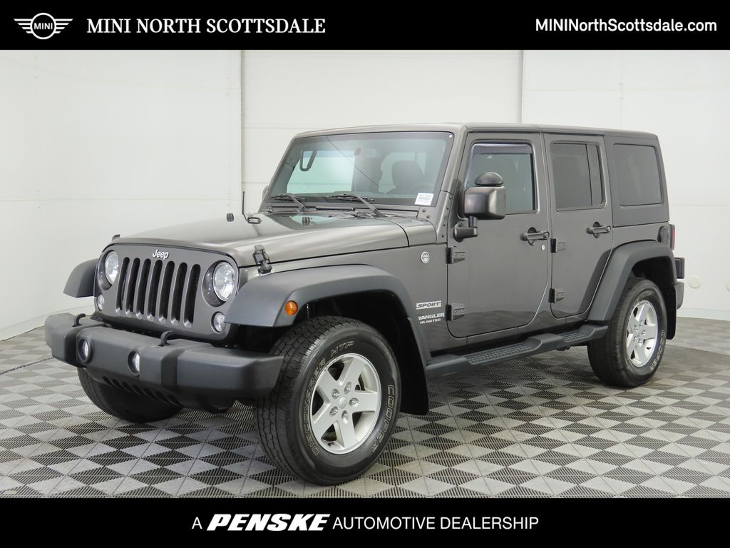 2016 Jeep Wrangler Unlimited Sport Hero Image