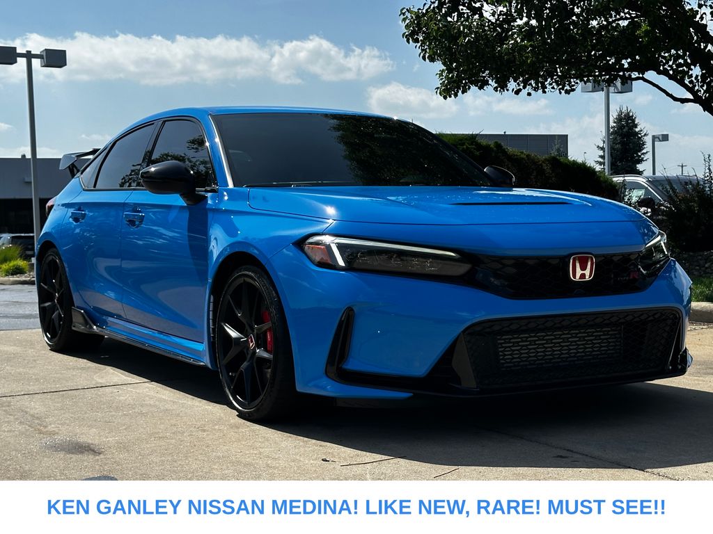 Boost Blue Pearl 2024 Honda Civic Type R Hatchback Front-Wheel Drive 6-Speed Manual
