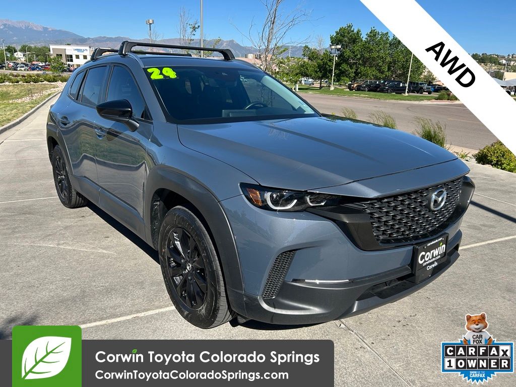 Polymetal Gray Metallic 2024 Mazda CX-50 2.5 S Preferred AWD SUV / Crossover All-Wheel Drive 6-Speed Automatic