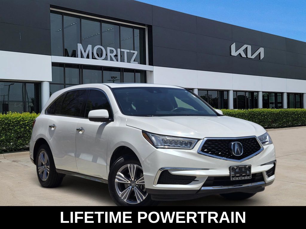 White 2020 Acura MDX SUV / Crossover Front-Wheel Drive 9-Speed Automatic