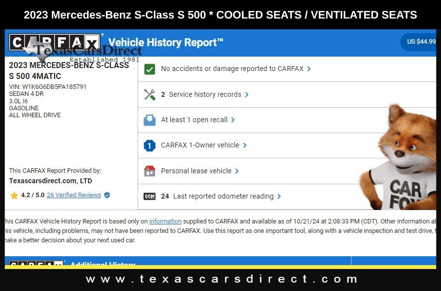 2023 Mercedes-Benz S-Class S 500 10