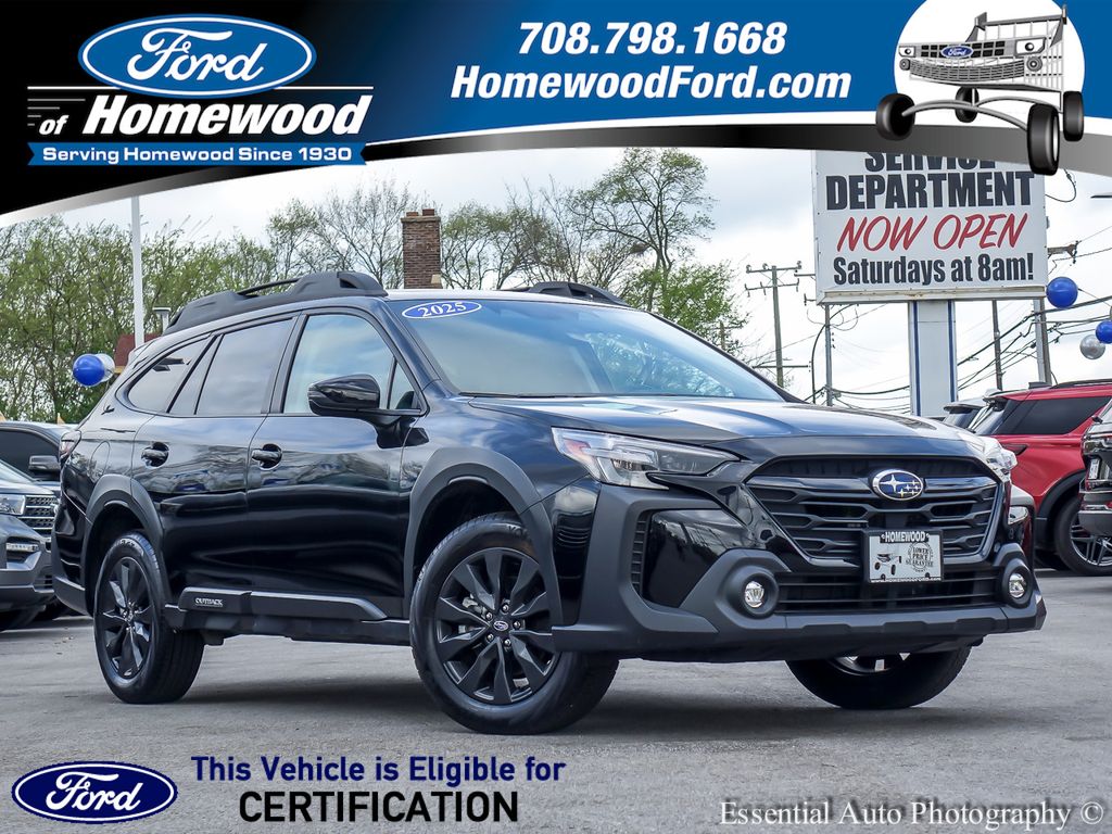 Crystal Black Silica 2025 Subaru Outback Onyx Edition AWD SUV / Crossover All-Wheel Drive Continuously Variable Transmission