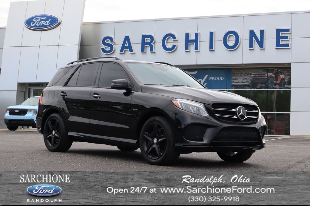 Obsidian Black Metallic 2017 Mercedes-Benz GLE AMG GLE 43 4MATIC SUV / Crossover All-Wheel Drive 9-Speed Automatic