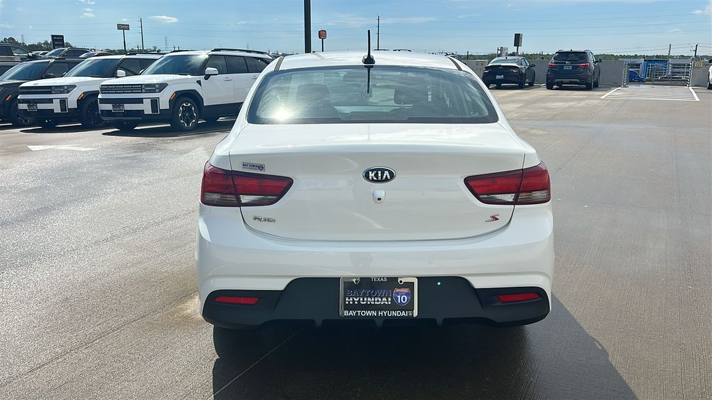 2019 Kia Rio S White at Emmons Autoplex