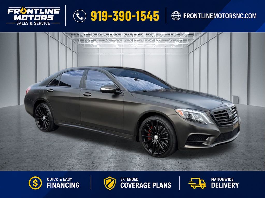 Gray 2016 Mercedes-Benz S-Class Sedan Rear-Wheel Drive 7-Speed Automatic
