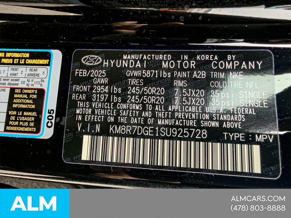 Used 2025 Black Hyundai Calligraphy Night Edition image 29