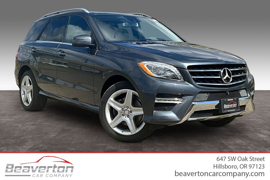 Steel Gray Metallic 2015 Mercedes-Benz M-Class SUV / Crossover All-Wheel Drive 7-Speed Automatic