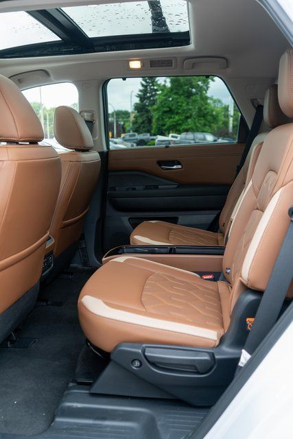 2026 Nissan Pathfinder Platinum White at John Sisson Motors