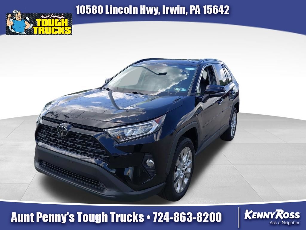 Midnight Black Metallic 2019 Toyota RAV4 SUV / Crossover All-Wheel Drive 8-Speed Automatic