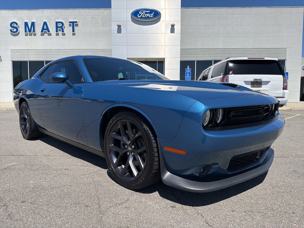 Blue (Frostbite) 2023 Dodge Challenger Coupe Rear-Wheel Drive 8-Speed Automatic