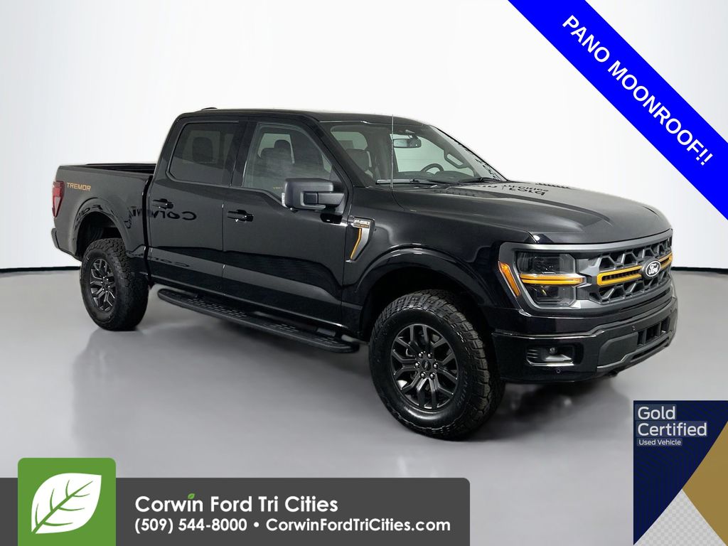 Agate Black Metallic 2025 Ford F-150 Pickup Truck Four-Wheel Drive Automatic