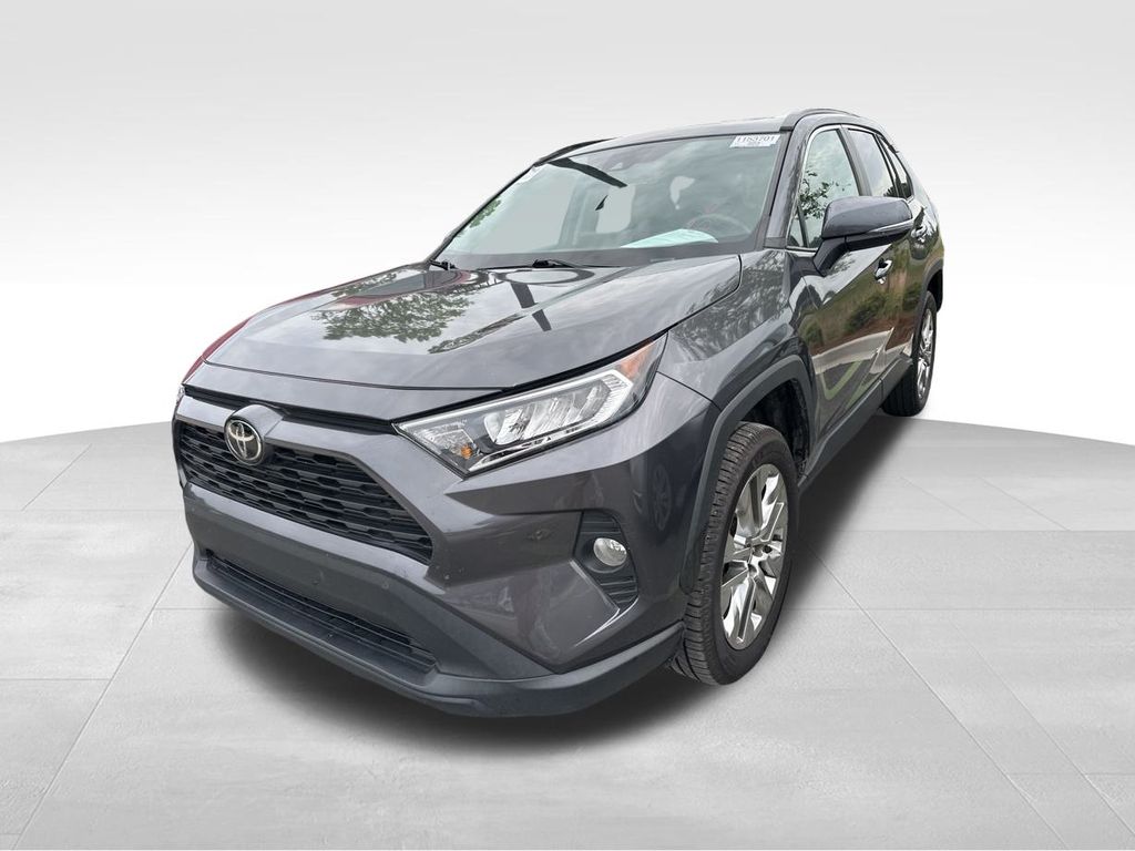2021 Magnetic Gray Metallic Toyota RAV4 XLE Premium FWD SUV