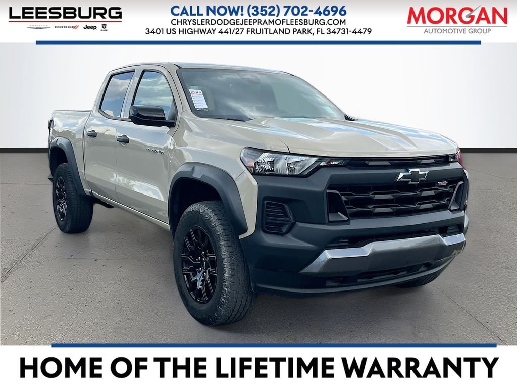 Sand Dune Metallic 2024 Chevrolet Colorado Pickup Truck Four-Wheel Drive 8-Speed Automatic