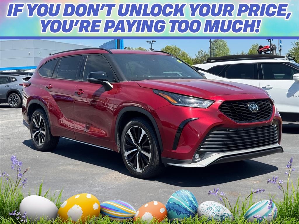 Red (Ruby Flare Pearl) 2021 Toyota Highlander XSE AWD SUV / Crossover All-Wheel Drive 8-Speed Automatic