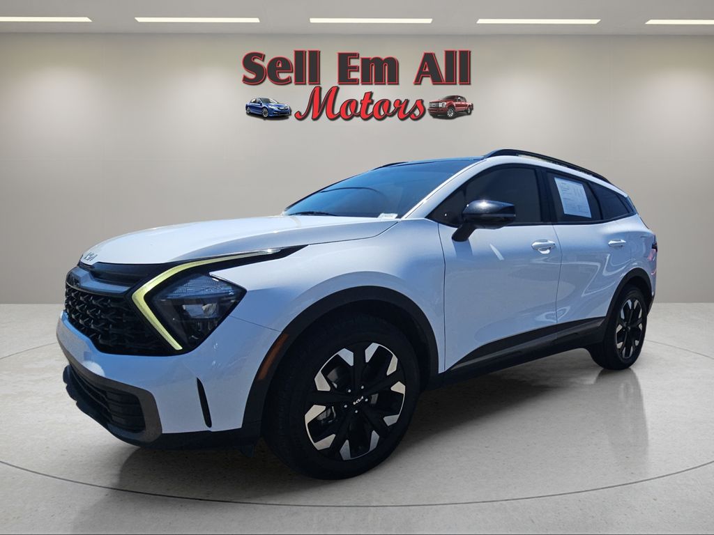 Glacial White Pearl 2023 Kia Sportage X-Line AWD SUV / Crossover All-Wheel Drive 8-Speed Automatic