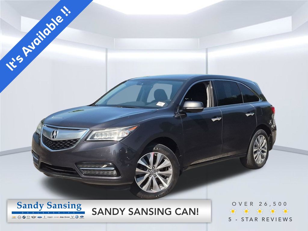 Gray (Graphite Luster Metallic) 2016 Acura MDX SUV / Crossover Front-Wheel Drive 9-Speed Automatic
