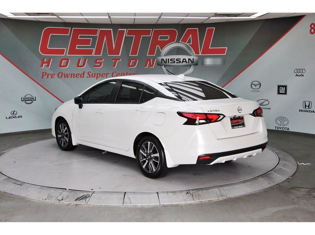 2025 Nissan Versa 1.6 SV White at Baytown Hyundai