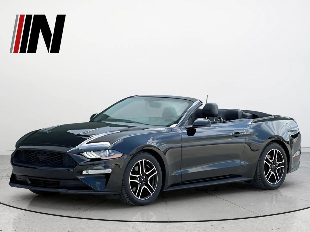 Shadow Black 2018 Ford Mustang Convertible Rear-Wheel Drive Automatic