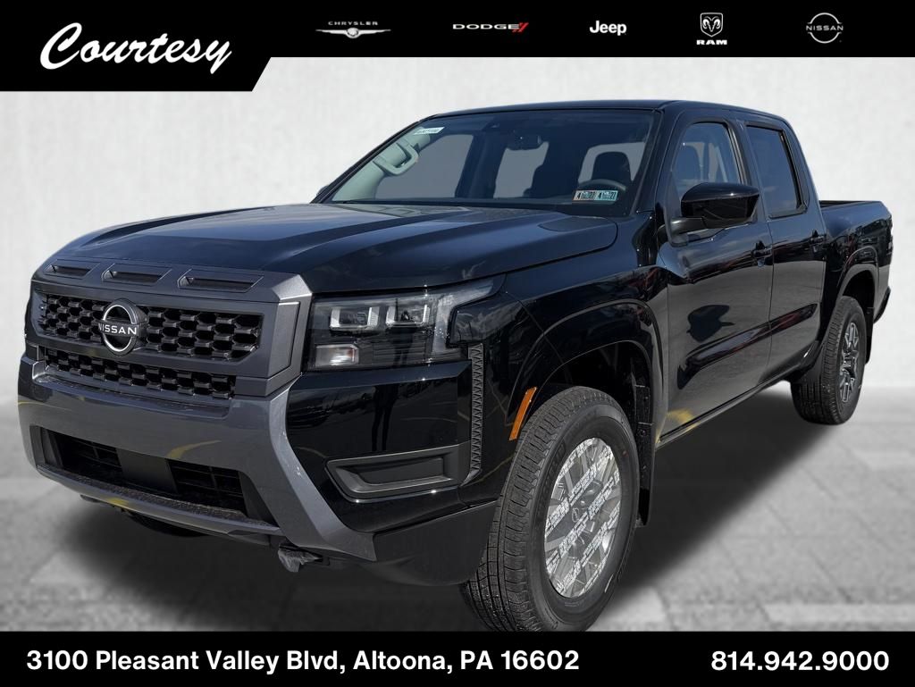 Super Black 2026 Nissan Frontier Pickup Truck Four-Wheel Drive 9-Speed Automatic Overdrive