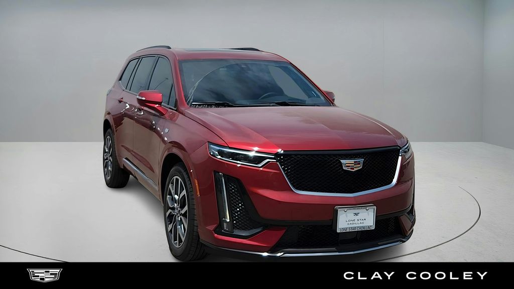 Radiant Red Tintcoat 2025 Cadillac XT6 Sport AWD SUV / Crossover Four-Wheel Drive 9-Speed Automatic