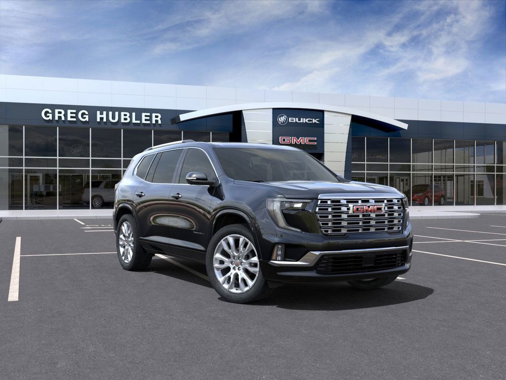 Black (Ebony Twilight Metallic) 2025 GMC Acadia Denali AWD SUV / Crossover Four-Wheel Drive 8-Speed Automatic