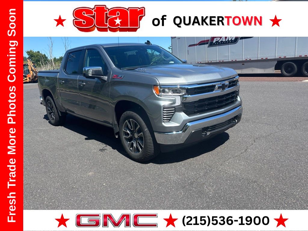 Sterling Gray Metallic 2023 Chevrolet Silverado 1500 Pickup Truck Four-Wheel Drive Automatic