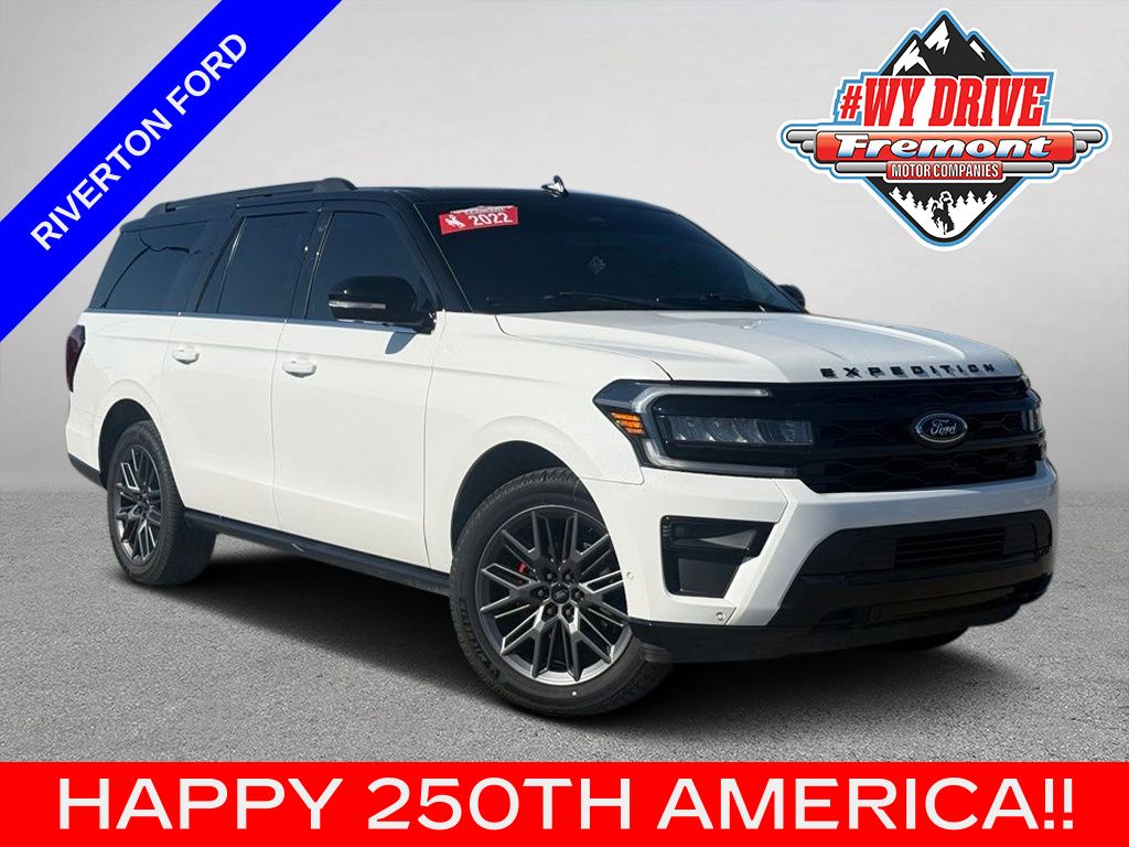 White Metallic 2022 Ford Expedition SUV / Crossover Four-Wheel Drive Automatic