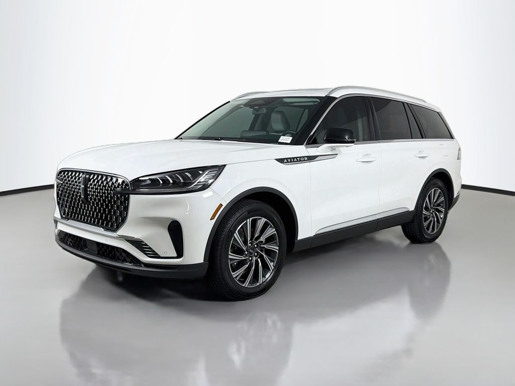 Pristine White Metallic Tri-Coat 2026 Lincoln Aviator SUV / Crossover Rear-Wheel Drive Automatic