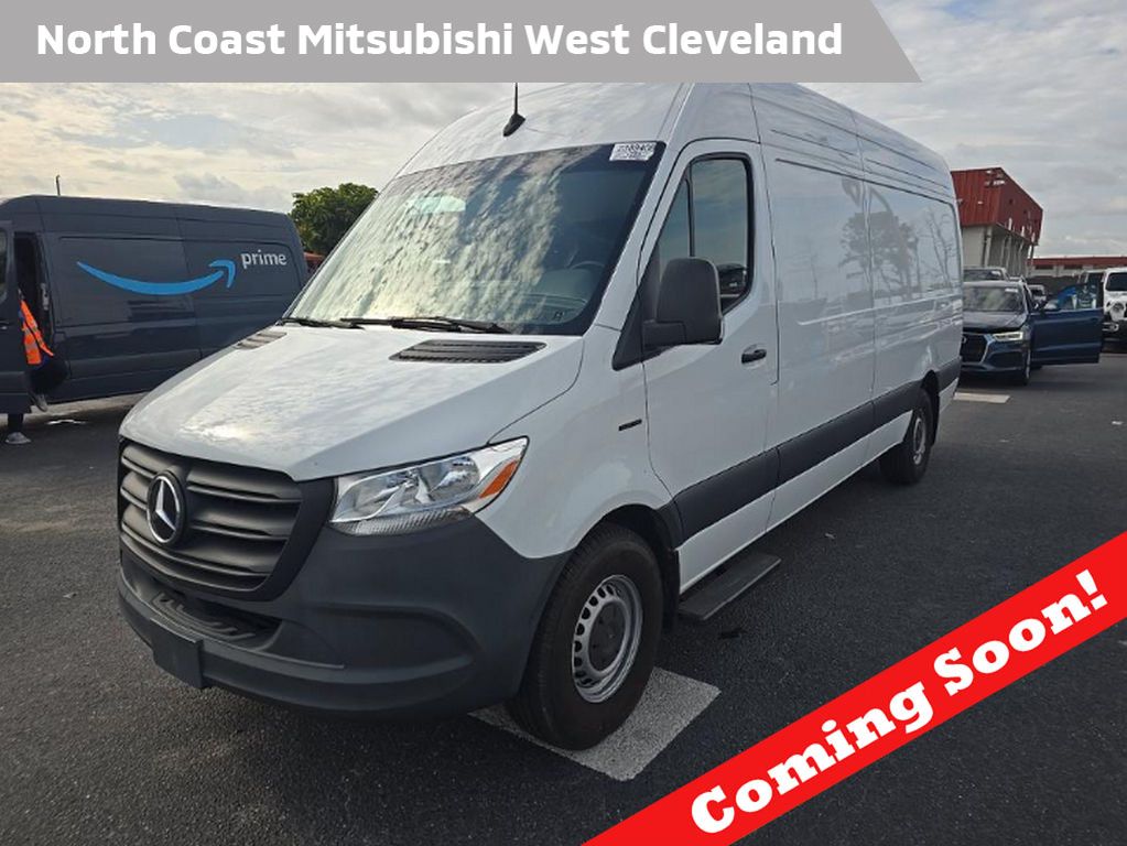White 2024 Mercedes-Benz eSprinter Van Rear-Wheel Drive 1-Speed Automatic