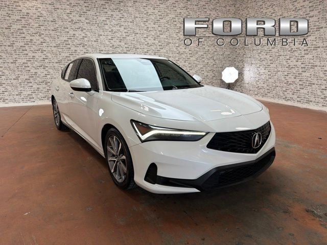 Platinum White Pearl 2024 Acura Integra Sedan Front-Wheel Drive Continuously Variable Transmission