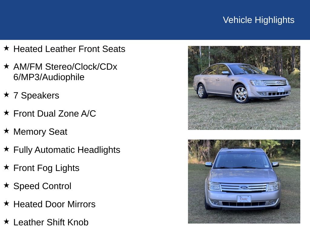 2008 Ford Taurus Limited