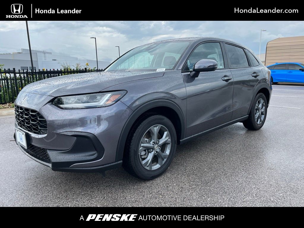 Gray (Modern Steel Metallic) 2026 Honda HR-V LX FWD SUV / Crossover Front-Wheel Drive Continuously Variable Transmission
